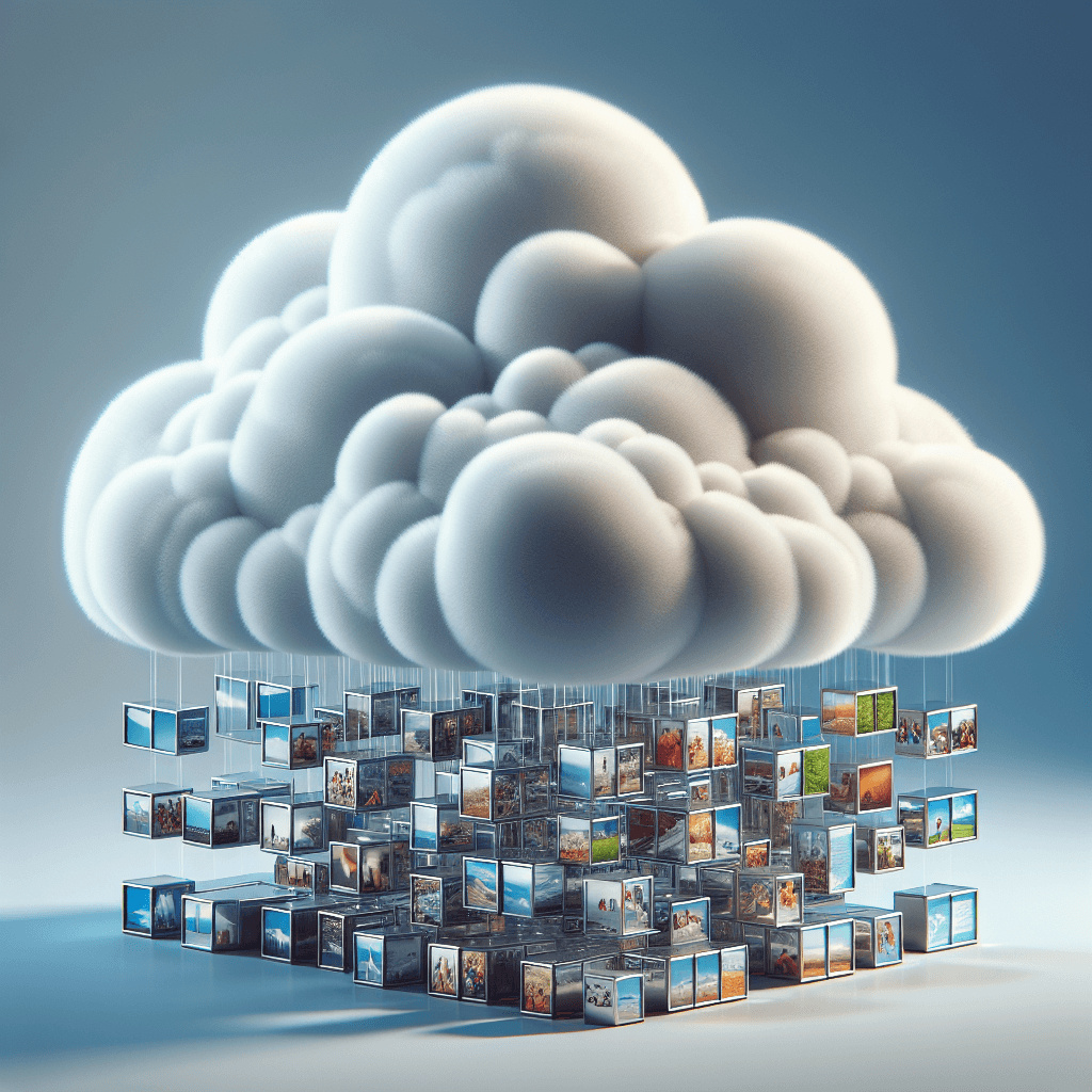 Cloud storage , photo